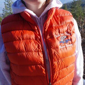 New Orange Men's Vest Fishing